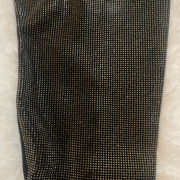 OVER THE KNEE HEEL BOOT - STRETCH KNIT STUDDED BLACK (WW) - Picture 10 of 10